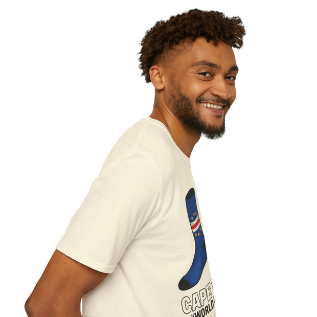 Cape Verde Socks T-Shirt, Soccer Fan Apparel