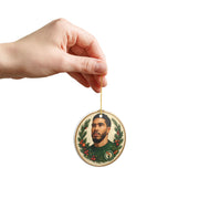 Ceramic Ornament, Jayson Tatum Celtics NBA Christmas Gift, Holiday Decor, Tree Decoration, Sports Fan Gift, Basketball Player Ornament