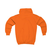 Basketball Brothers Kids Hoodie | Cute Cartoon Siblings Court Design