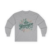 Holiday Long Sleeve Tee, Perfect Gift, Cozy Gift - Unisex Shirt for Co-Workers, Friends, Family, Anyone - So Young Co Design