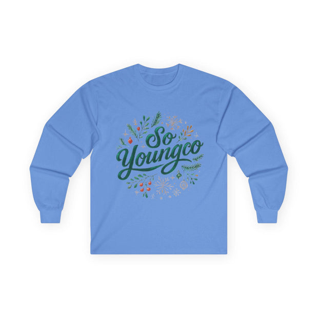 Holiday Long Sleeve Tee, Perfect Gift, Cozy Gift - Unisex Shirt for Co-Workers, Friends, Family, Anyone - So Young Co Design