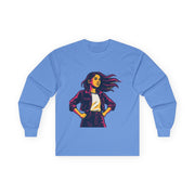 So Young So Powerful Long Sleeve Tee | Empowered Woman Graphic