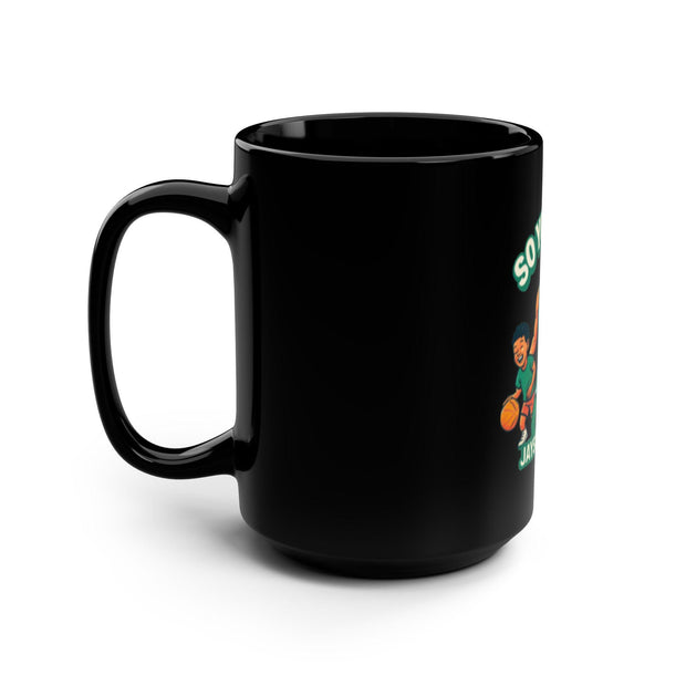 So Young co Jayson Tatum Mug | Black 15oz Celtics Basketball Ceramic