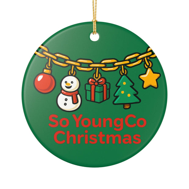 Christmas Ornaments Ceramic Ornament | Snowman, Gift, Tree Hanging Decoration